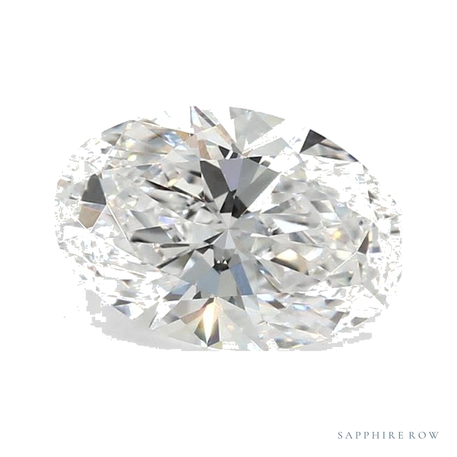 2.08 ct lab-grown diamond, oval cut | Sapphire Row · cut4