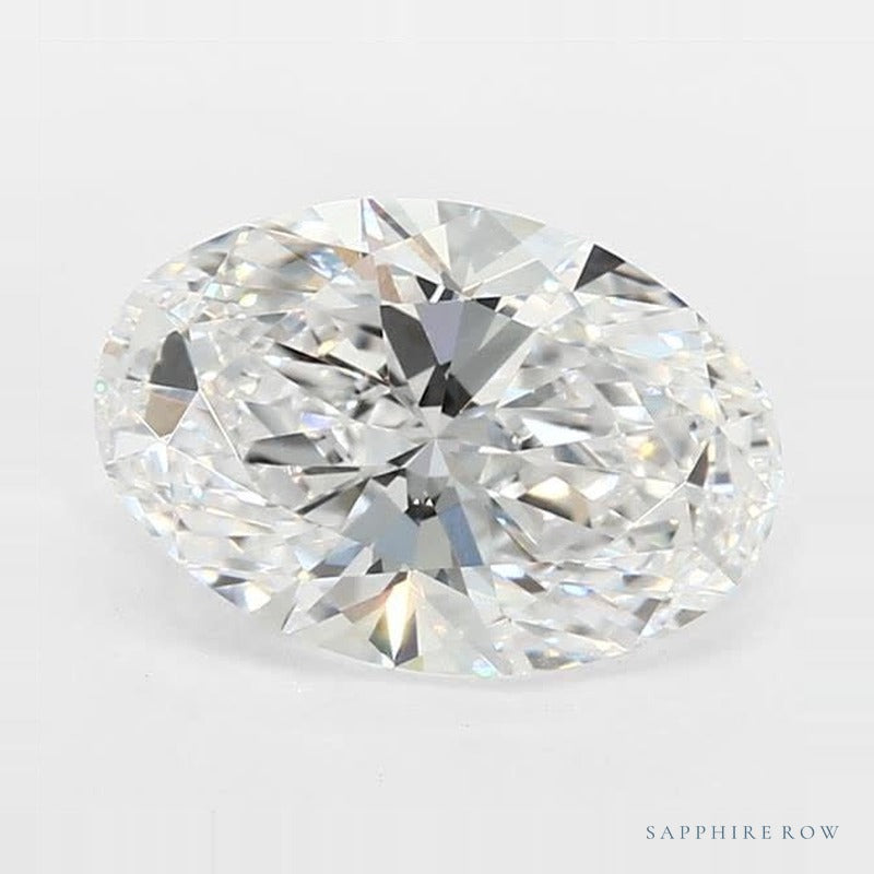 2.08 ct lab-grown diamond, oval cut | Sapphire Row · cut6