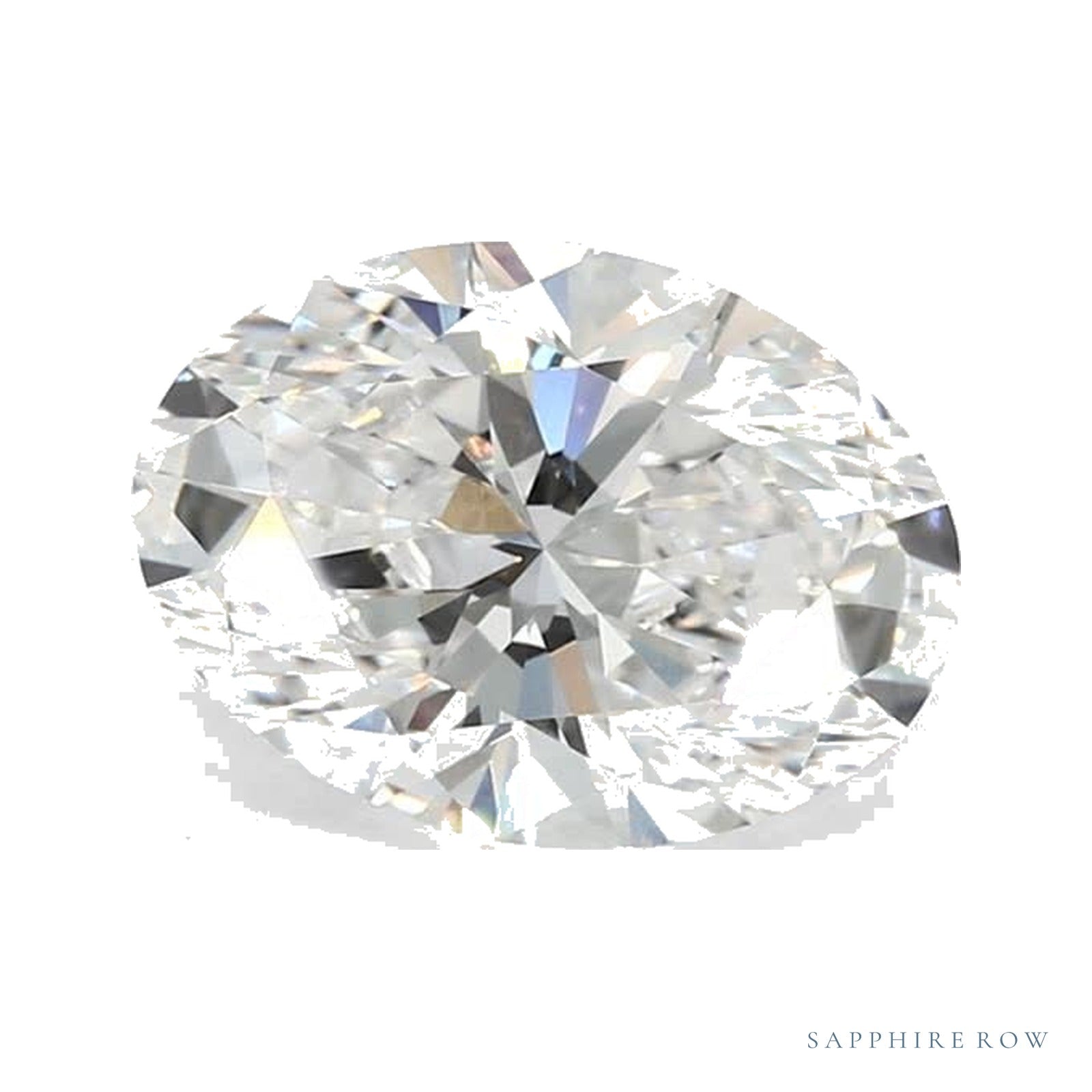 2.08 ct lab-grown diamond, oval cut | Sapphire Row · cut4