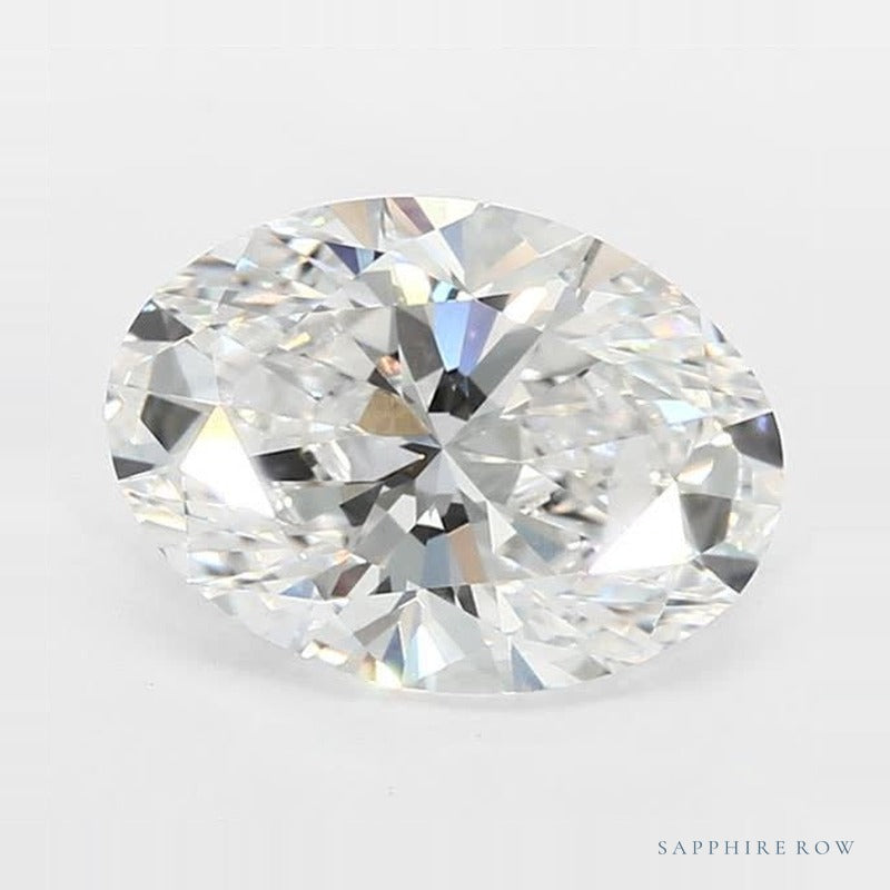 2.08 ct lab-grown diamond, oval cut | Sapphire Row · cut6