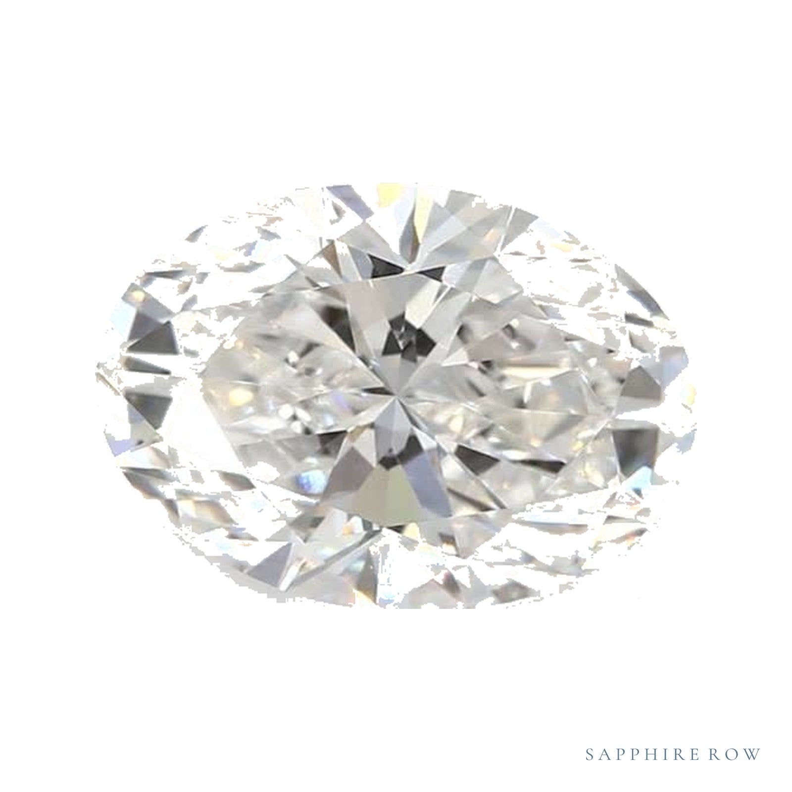 2.08 ct lab-grown diamond, oval cut | Sapphire Row · cut4