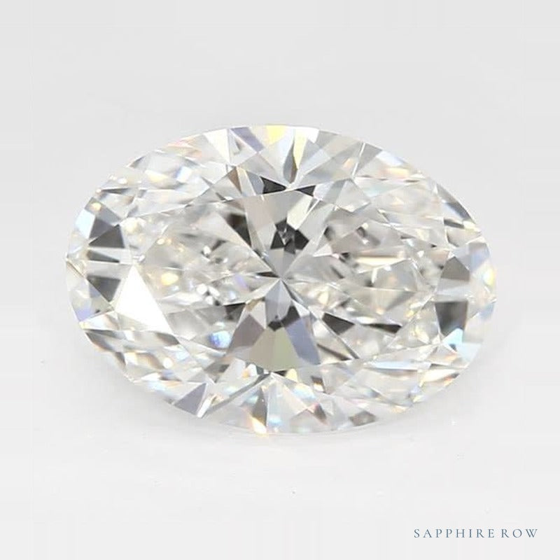 2.08 ct lab-grown diamond, oval cut | Sapphire Row · cut6