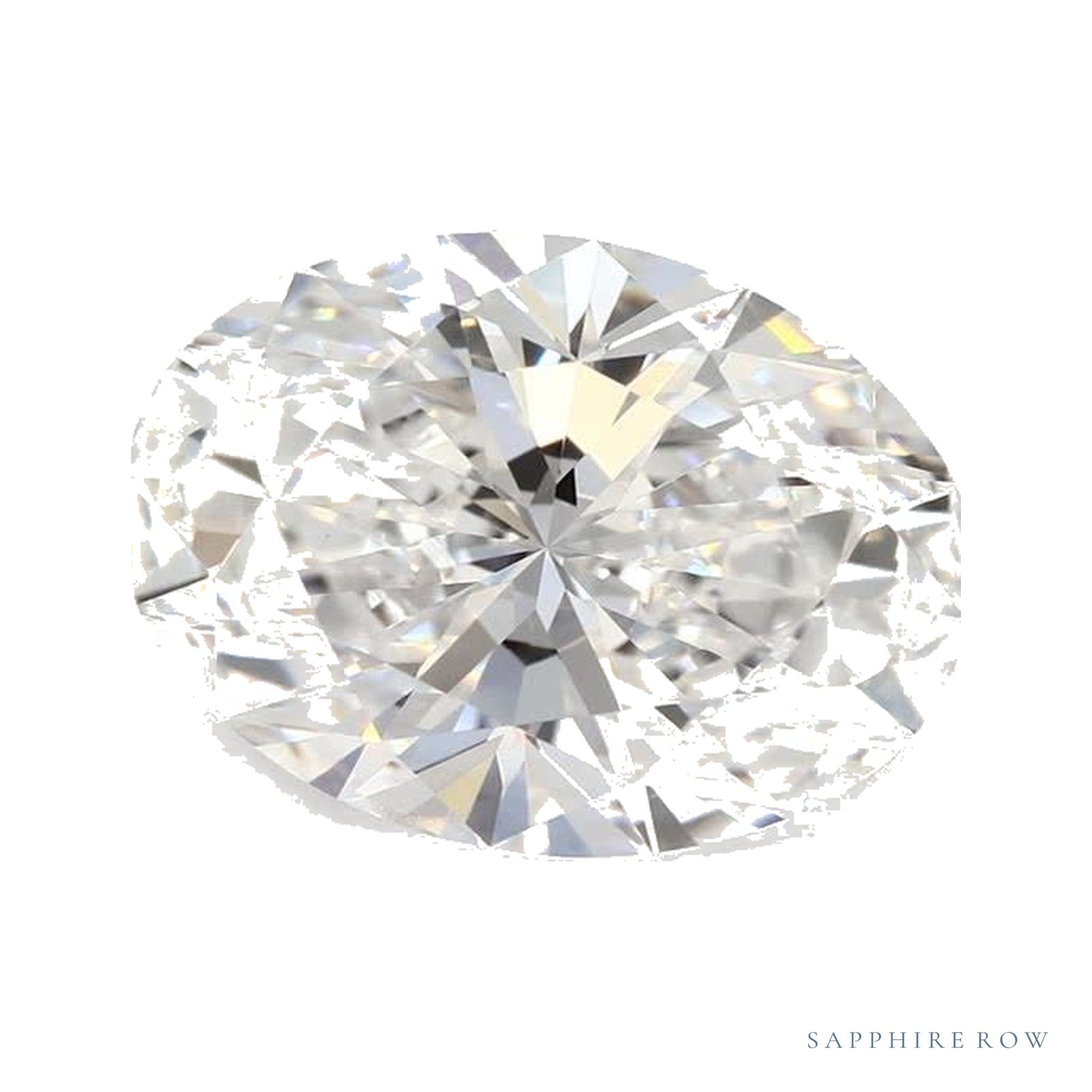 2.08 ct lab-grown diamond, oval cut | Sapphire Row · cut4