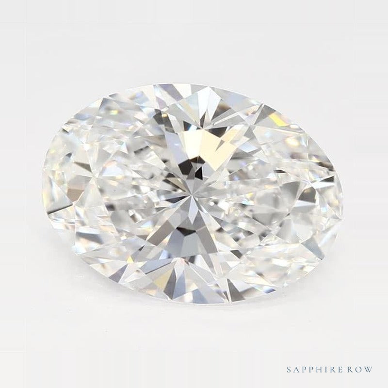 2.08 ct lab-grown diamond, oval cut | Sapphire Row · cut6