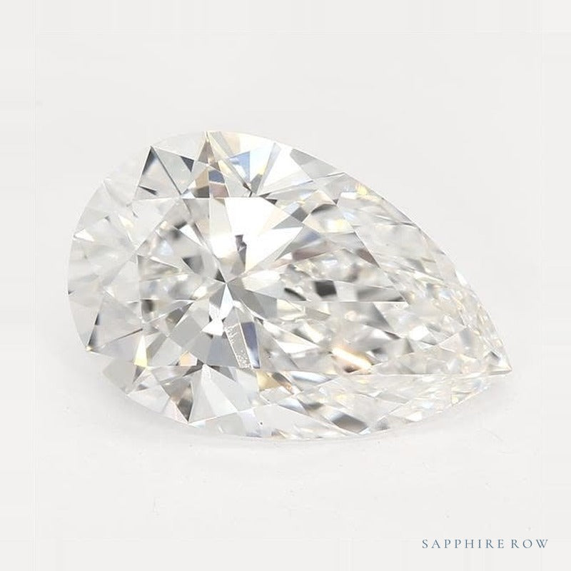 2.08 ct lab-grown diamond, pear cut | Sapphire Row · cut6