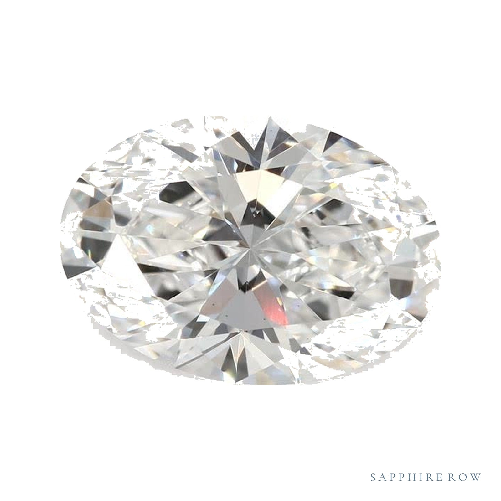 2.08 ct lab-grown diamond, oval cut | Sapphire Row · cut4