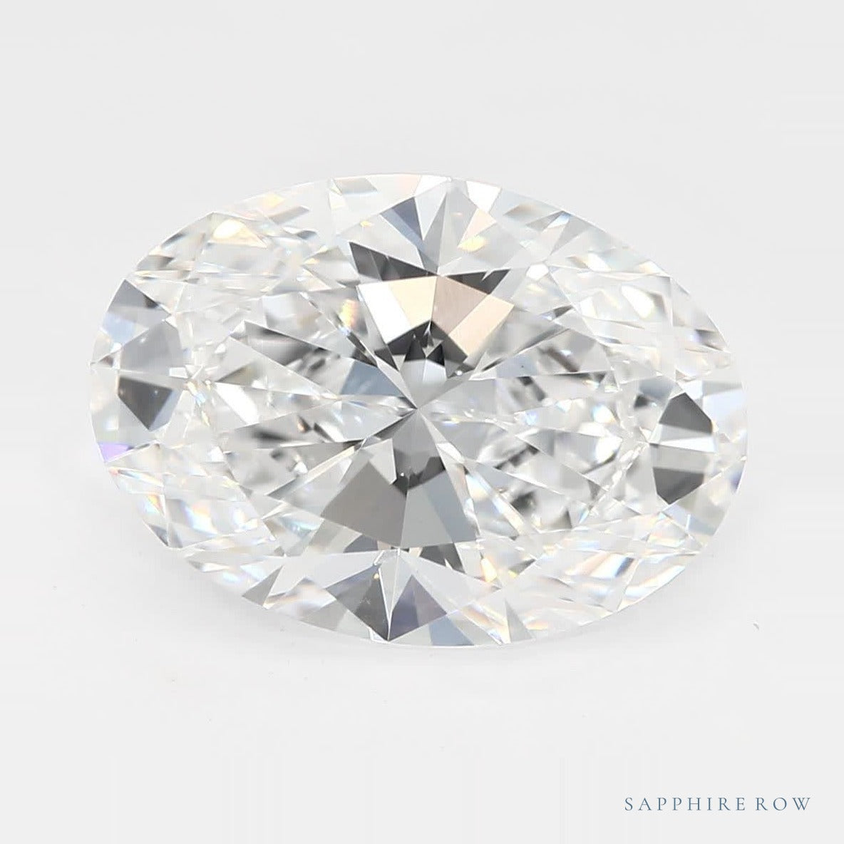 2.08 ct lab-grown diamond, oval cut | Sapphire Row · cut6