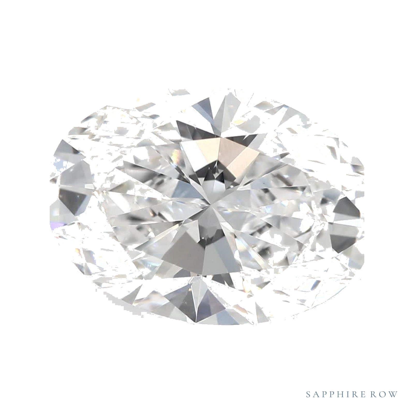 2.08 ct lab-grown diamond, oval cut | Sapphire Row · cut4
