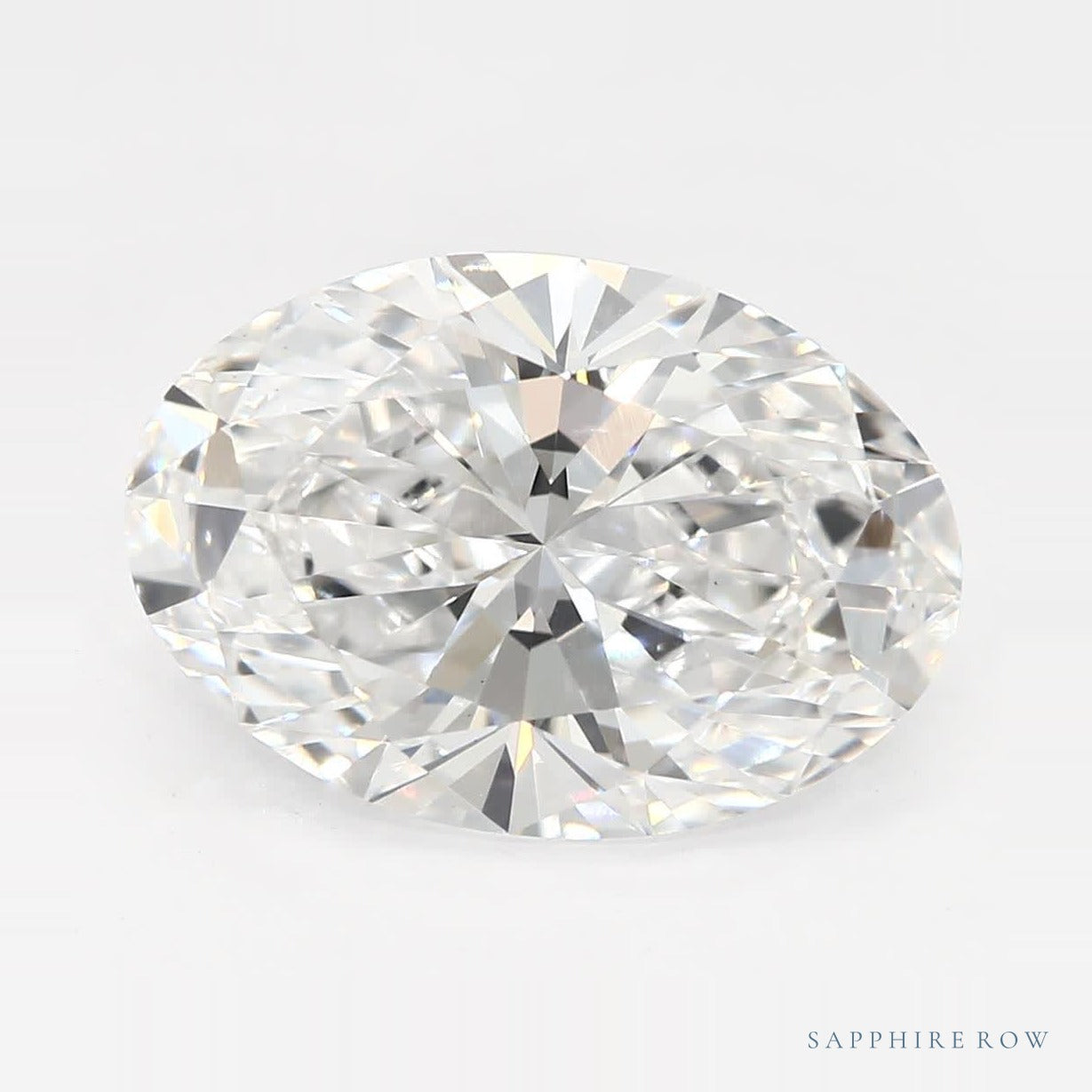 2.08 ct lab-grown diamond, oval cut | Sapphire Row · cut6