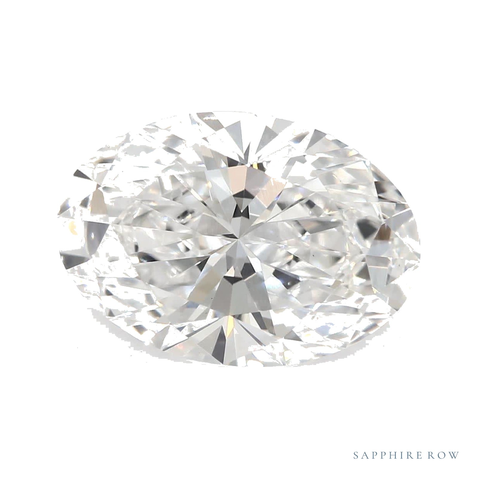 2.08 ct lab-grown diamond, oval cut | Sapphire Row · cut4