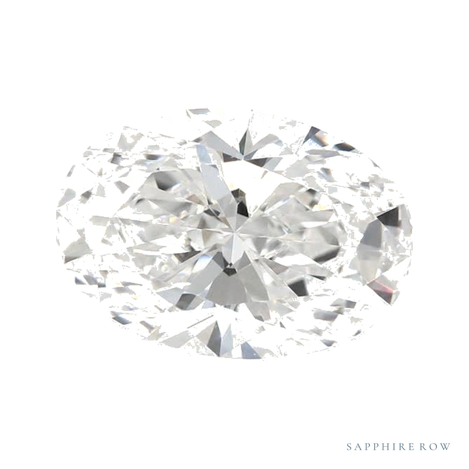 2.08 ct lab-grown diamond, oval cut | Sapphire Row · cut4
