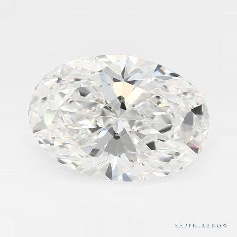 2.08 ct lab-grown diamond, oval cut | Sapphire Row · cut6