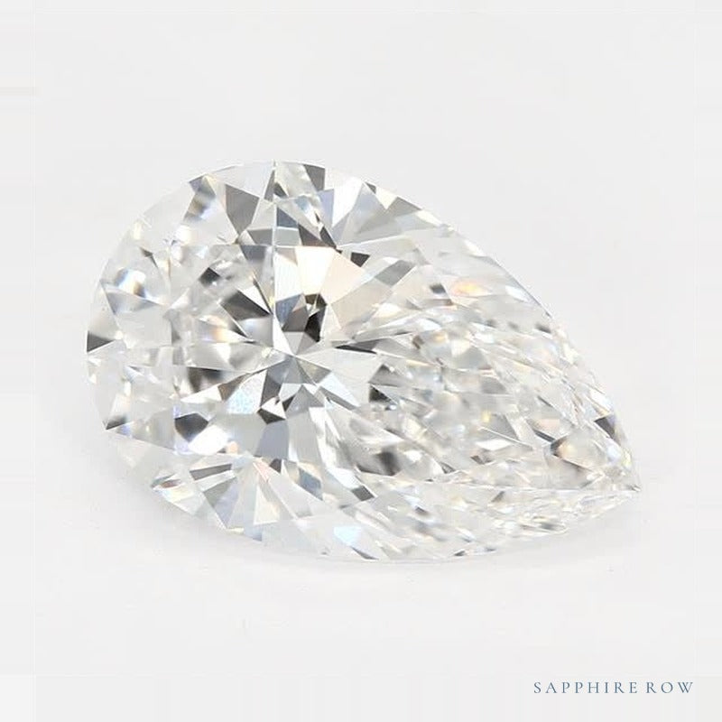 2.08 ct lab-grown diamond, pear cut | Sapphire Row · cut6
