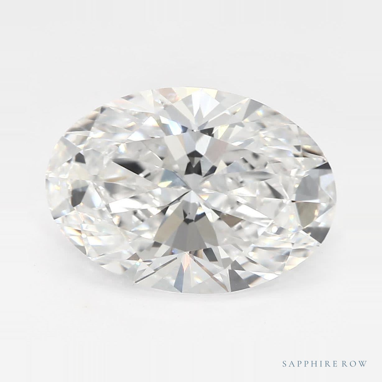 2.08 ct lab-grown diamond, oval cut | Sapphire Row · cut6