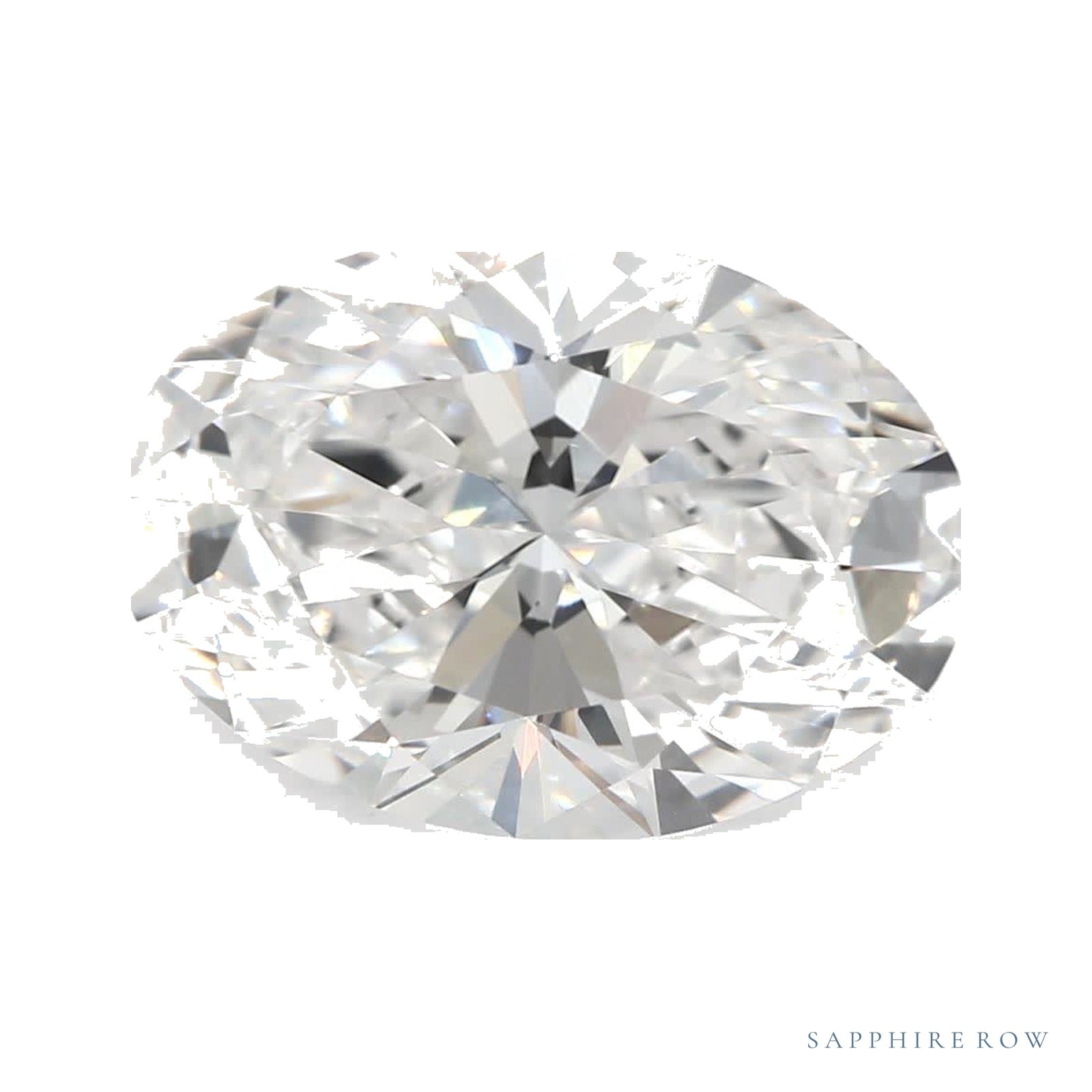 2.08 ct lab-grown diamond, oval cut | Sapphire Row · cut4