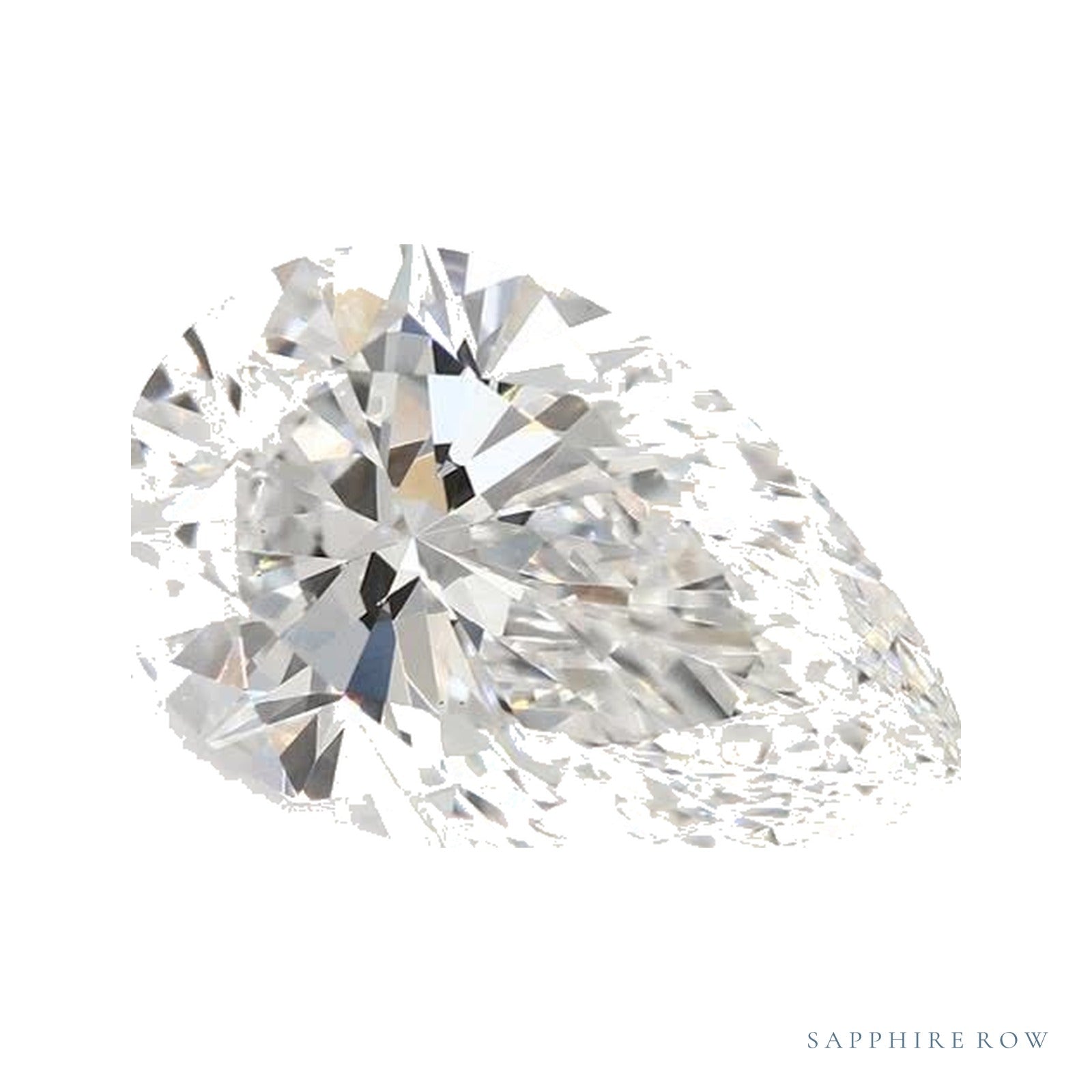 2.08 ct lab-grown diamond, pear cut | Sapphire Row · cut4