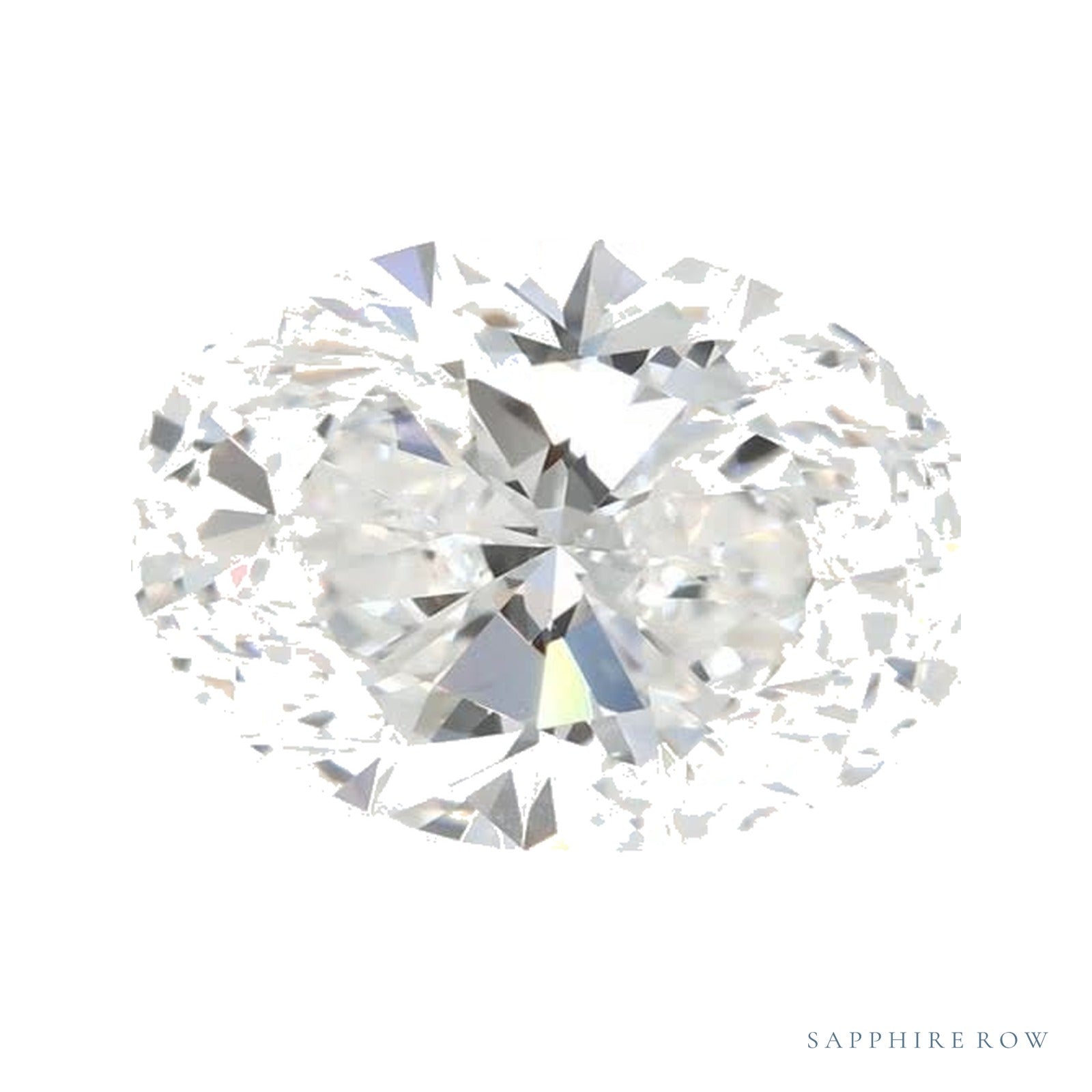 2.08 ct lab-grown diamond, oval cut | Sapphire Row · cut4