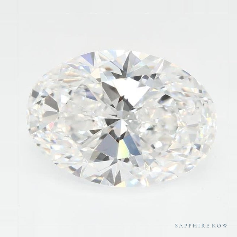 2.08 ct lab-grown diamond, oval cut | Sapphire Row · cut6