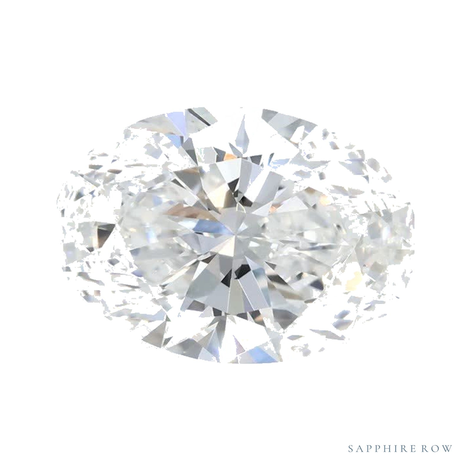 2.08 ct lab-grown diamond, oval cut | Sapphire Row · cut4