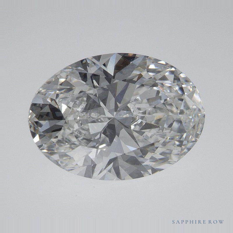2.08 ct lab-grown diamond, oval cut | Sapphire Row · cut6