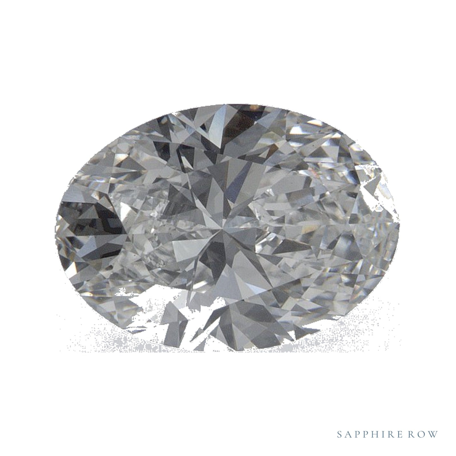 2.08 ct lab-grown diamond, oval cut | Sapphire Row · cut4