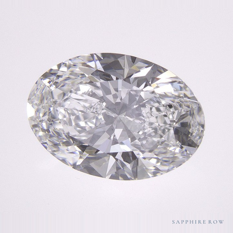 2.08 ct lab-grown diamond, oval cut | Sapphire Row · cut6