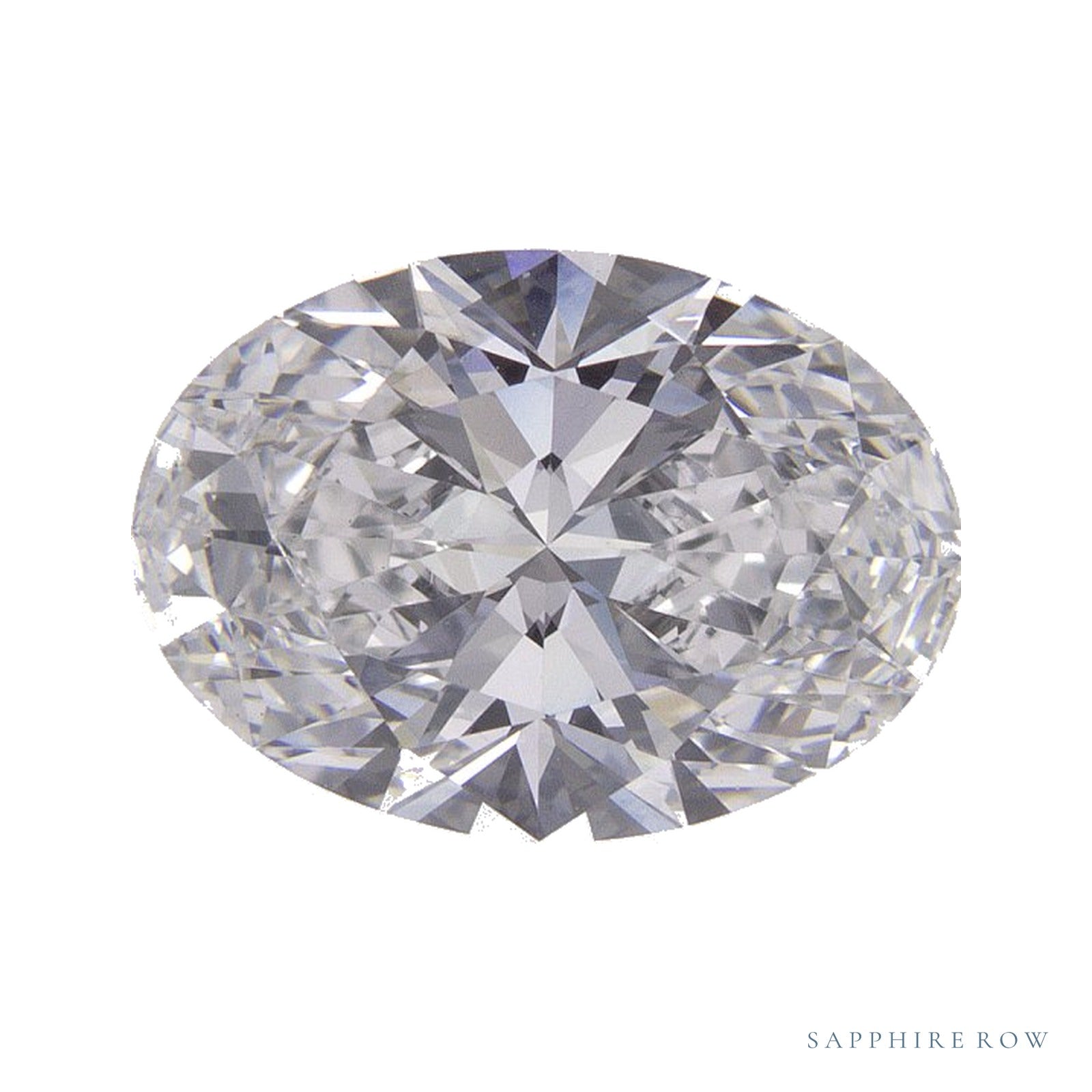 2.08 ct lab-grown diamond, oval cut | Sapphire Row · cut4