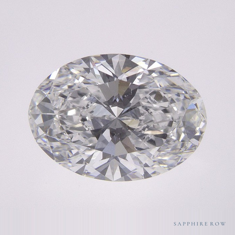 2.08 ct lab-grown diamond, oval cut | Sapphire Row · cut6