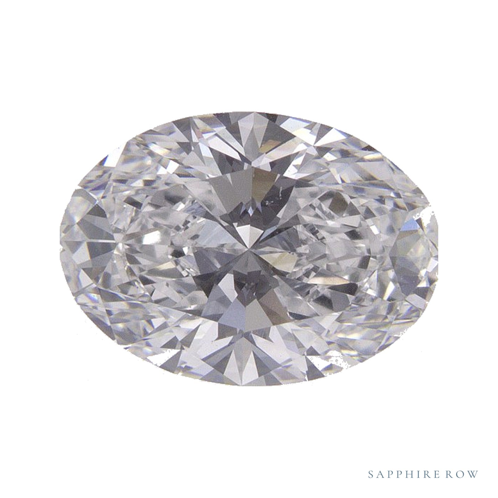 2.08 ct lab-grown diamond, oval cut | Sapphire Row · cut4