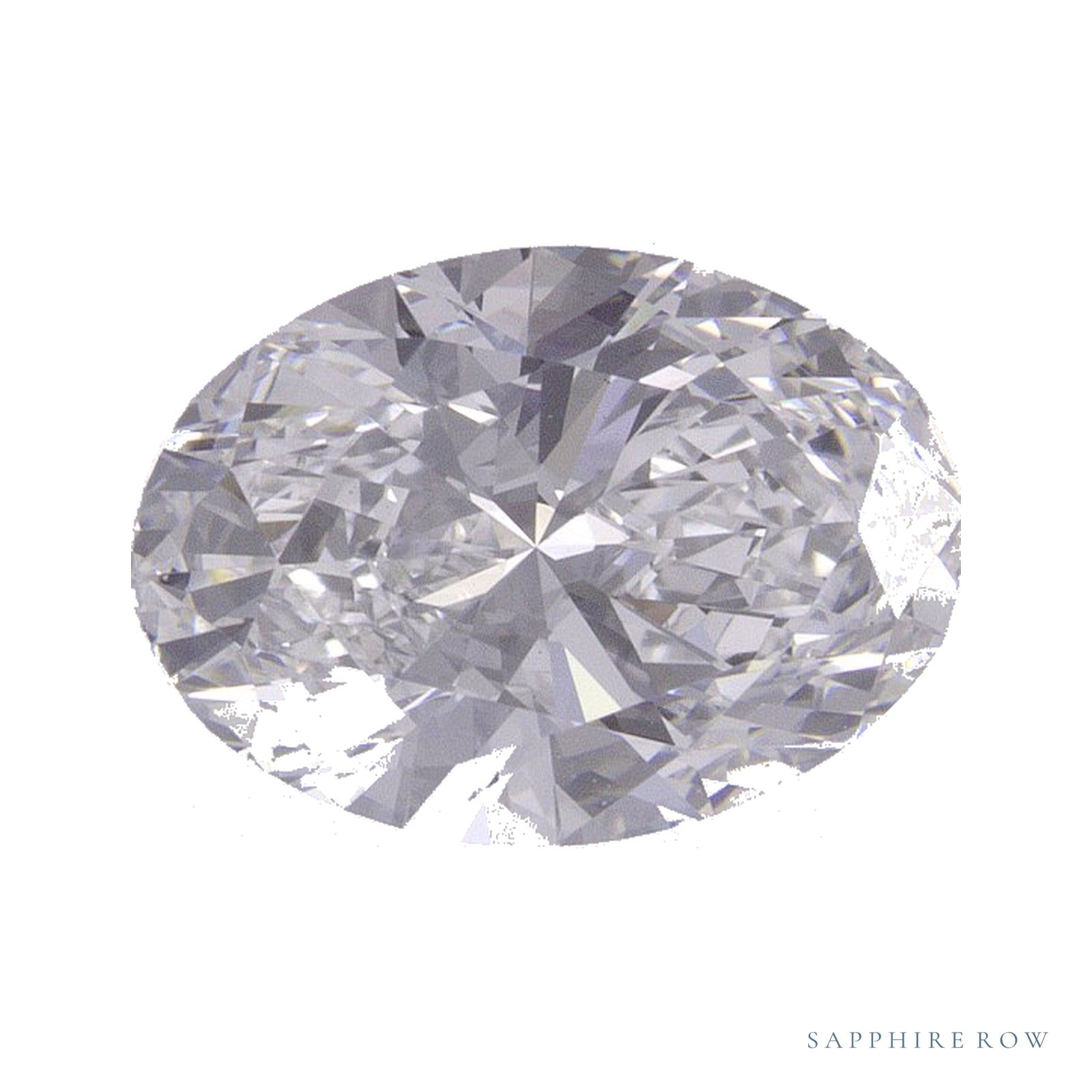 2.08 ct lab-grown diamond, oval cut | Sapphire Row · cut4