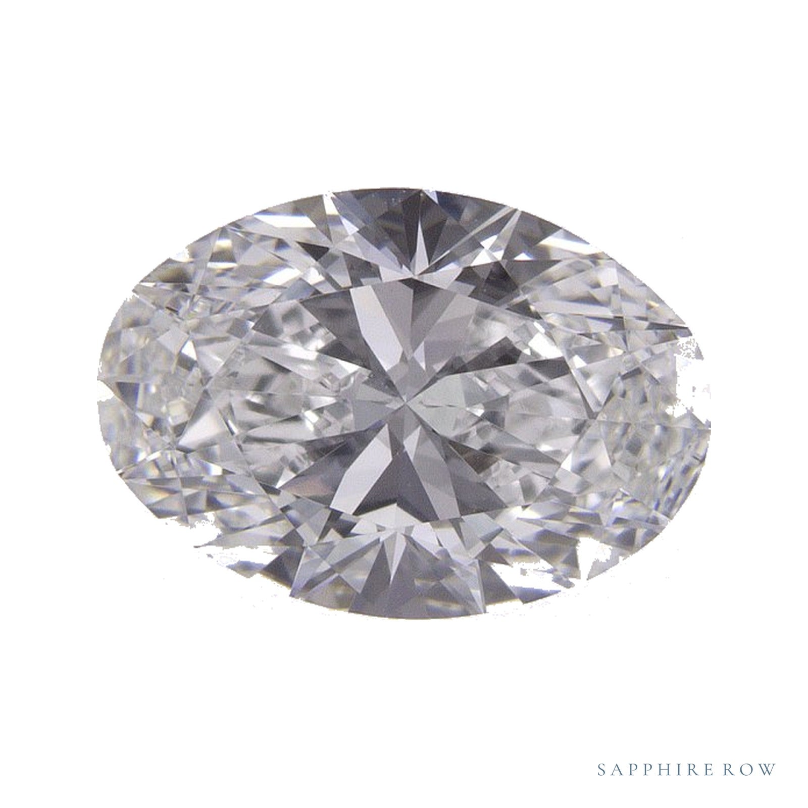 2.08 ct lab-grown diamond, oval cut | Sapphire Row · cut4