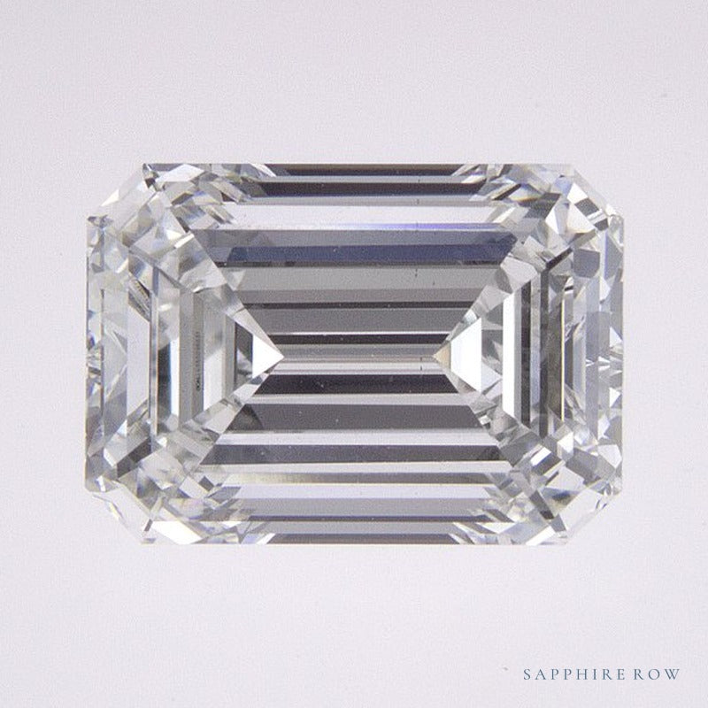 2.08 ct lab-grown diamond, emerald cut | Sapphire Row · cut6