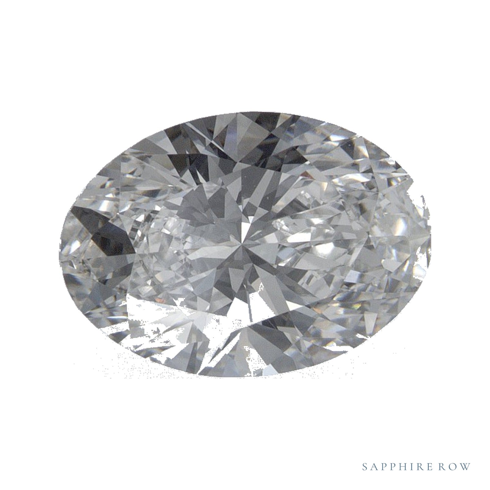 2.08 ct lab-grown diamond, oval cut | Sapphire Row · cut4