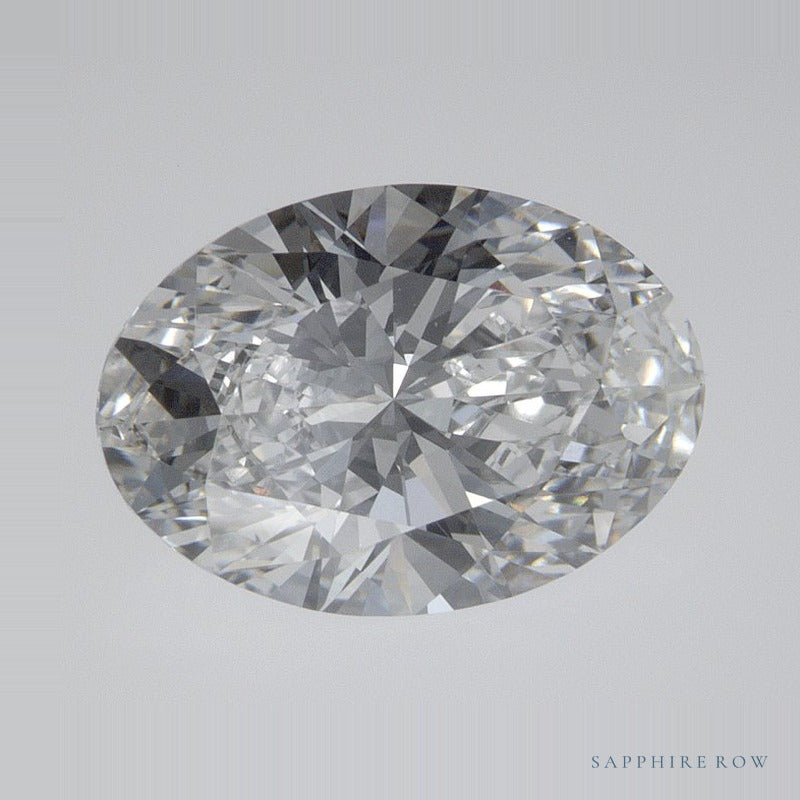 2.08 ct lab-grown diamond, oval cut | Sapphire Row · cut6
