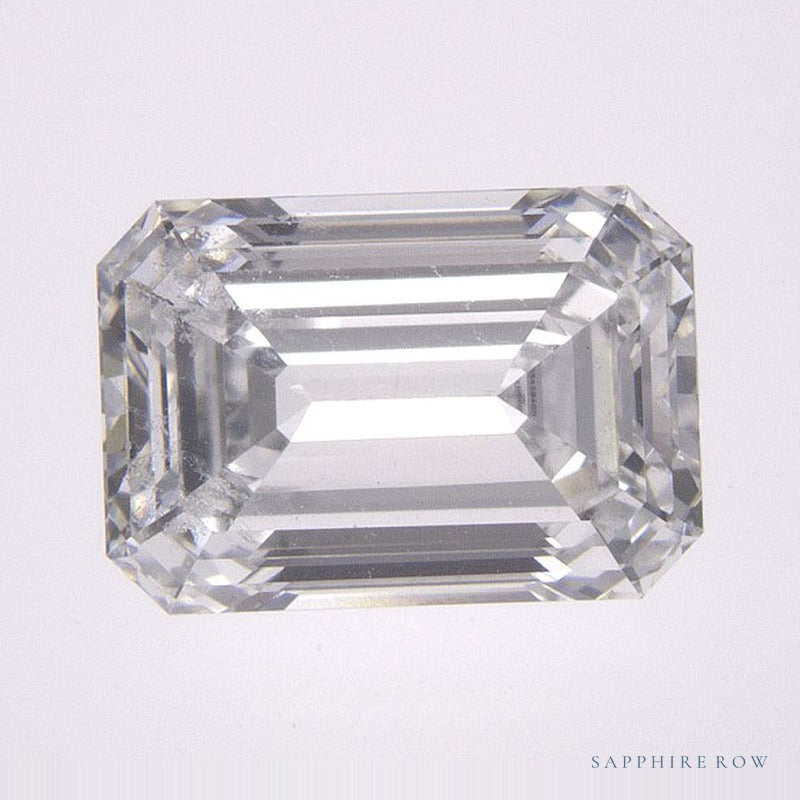 2.08 ct lab-grown diamond, emerald cut | Sapphire Row · cut6