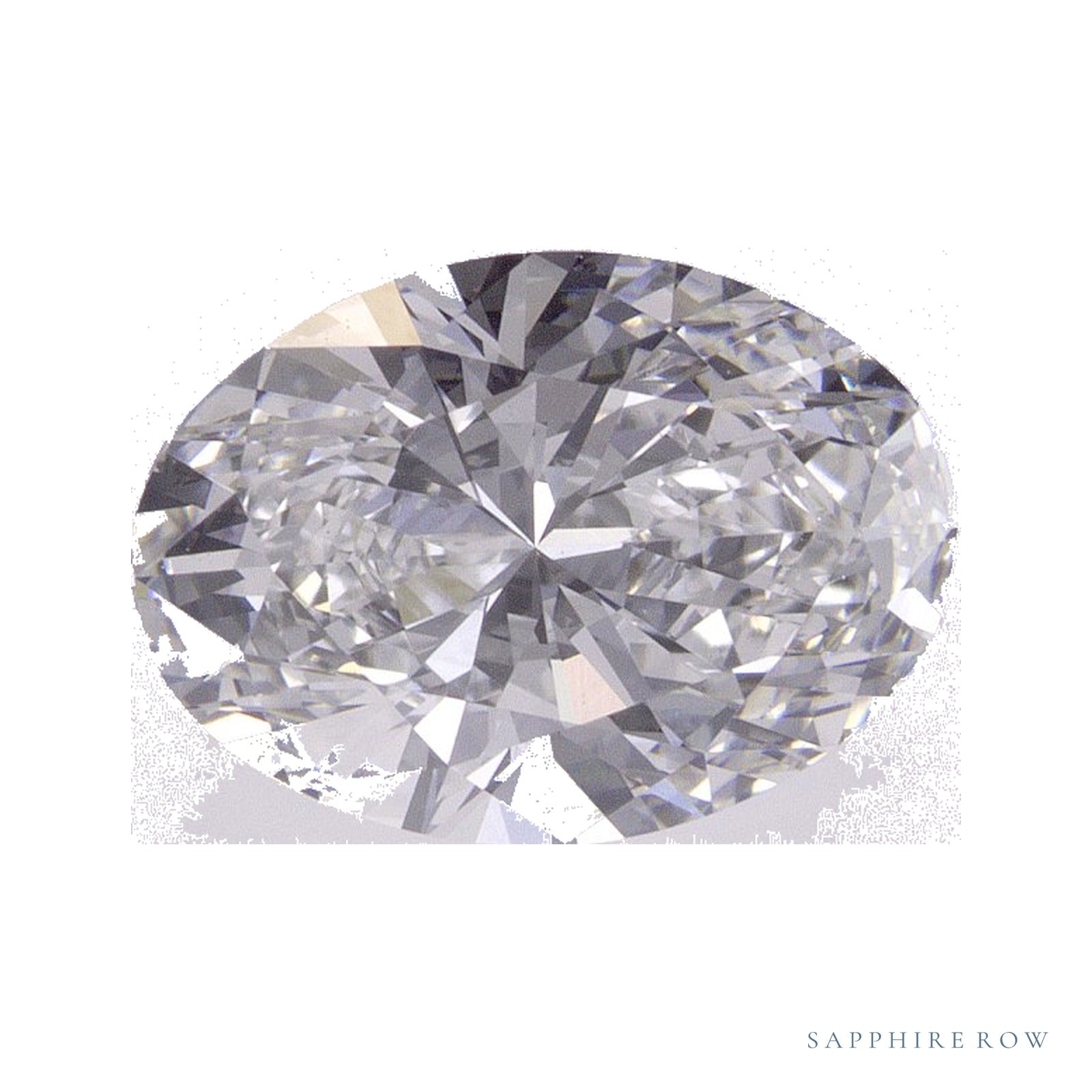 2.08 ct lab-grown diamond, oval cut | Sapphire Row · cut4