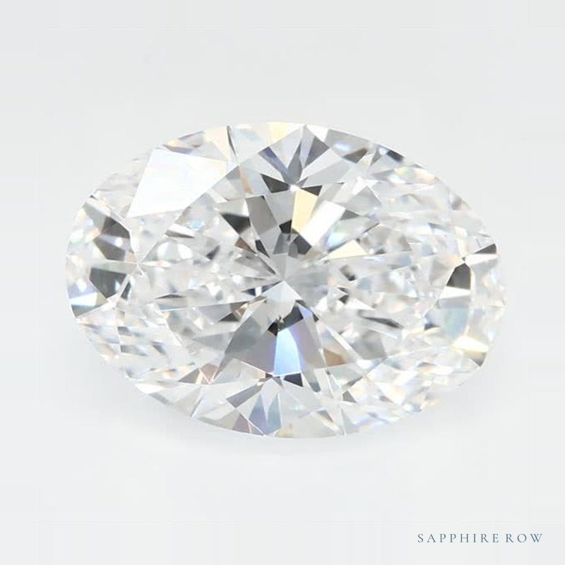 2.07 ct lab-grown diamond, oval cut | Sapphire Row · cut6