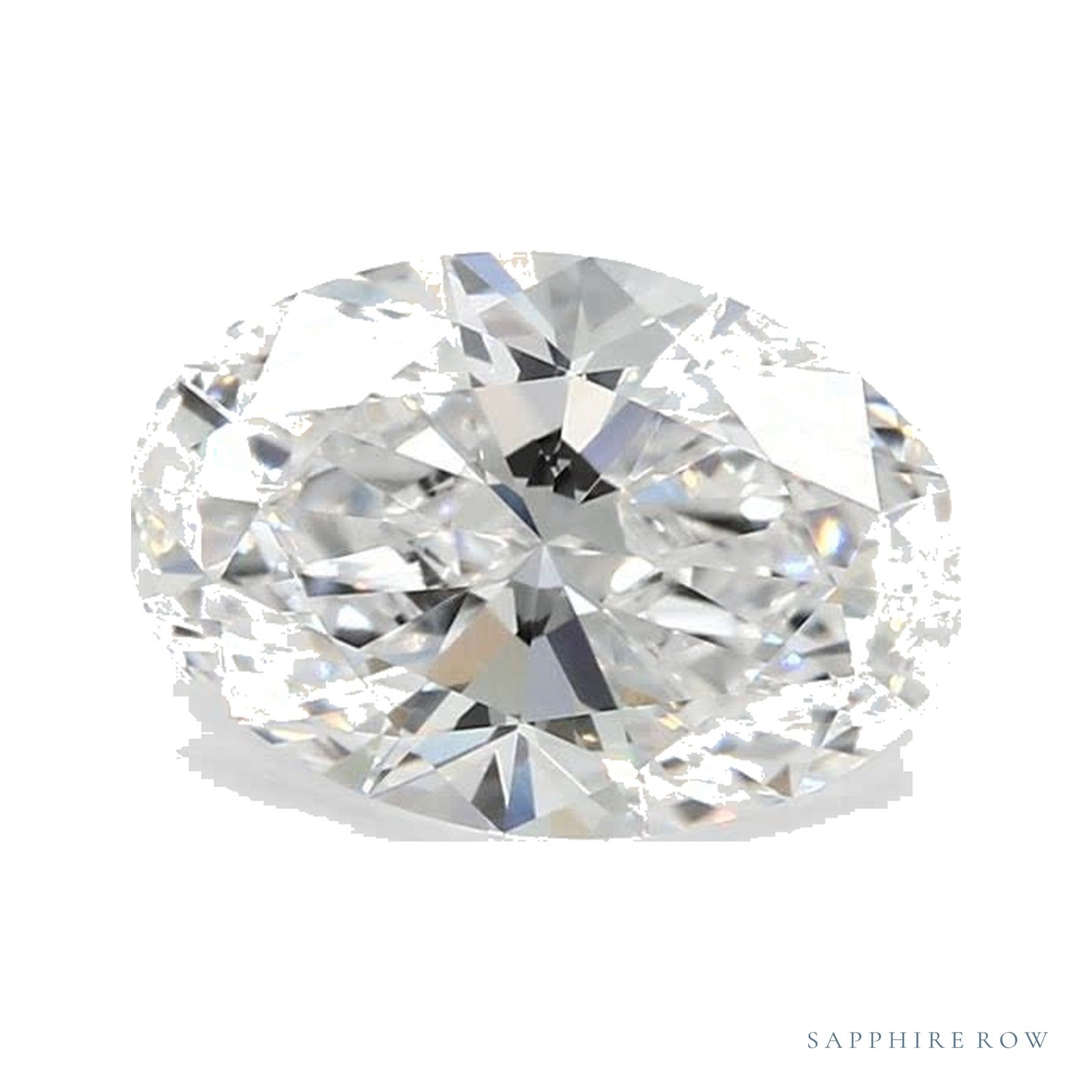 2.07 ct lab-grown diamond, oval cut | Sapphire Row · cut4