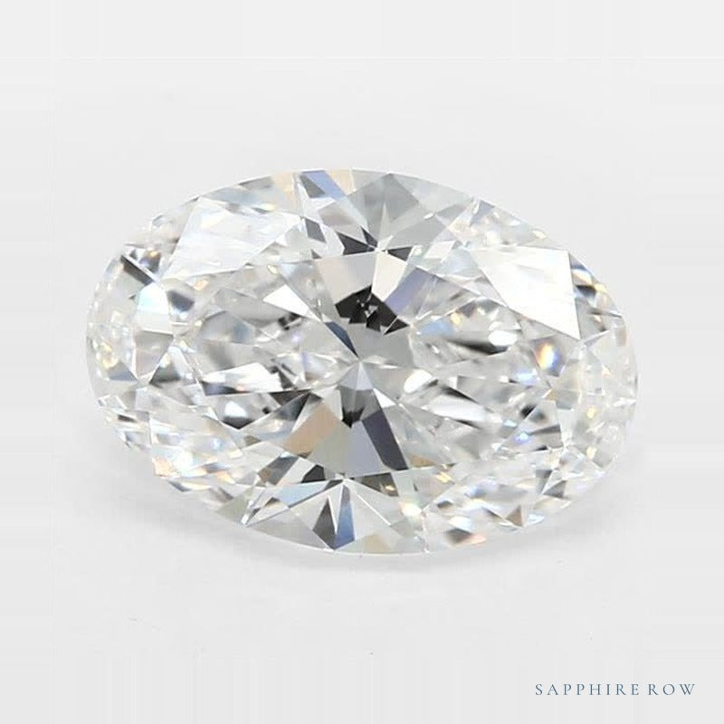 2.07 ct lab-grown diamond, oval cut | Sapphire Row · cut6