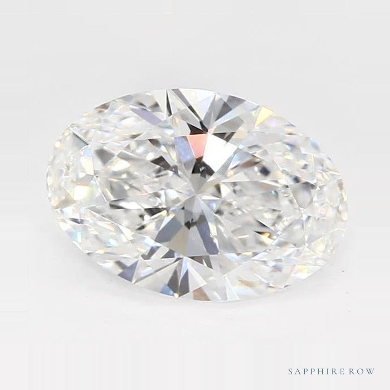 2.07 ct lab-grown diamond, oval cut | Sapphire Row · cut6