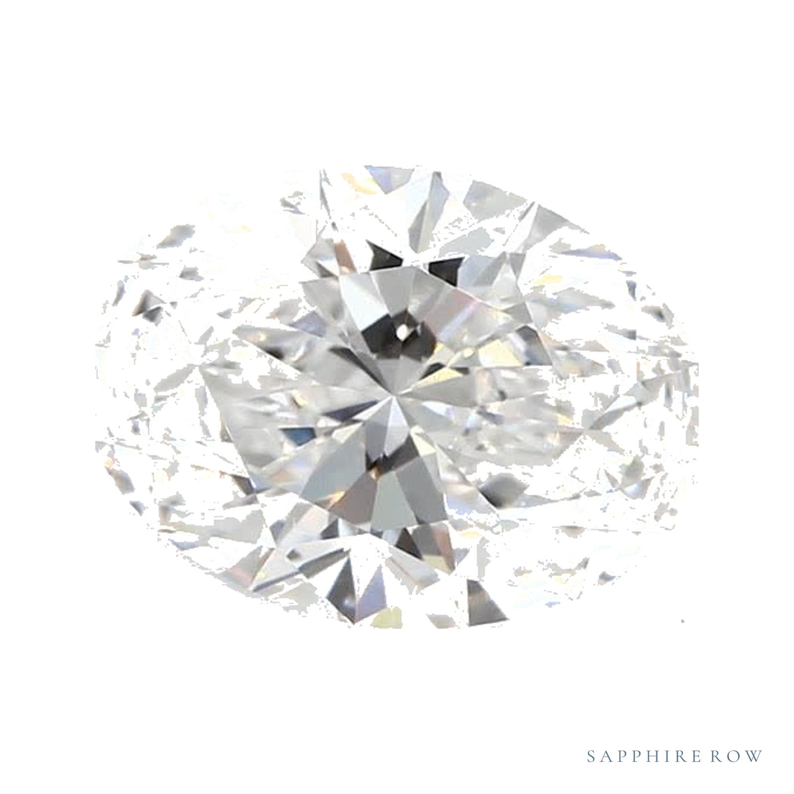 2.07 ct lab-grown diamond, oval cut | Sapphire Row · cut4