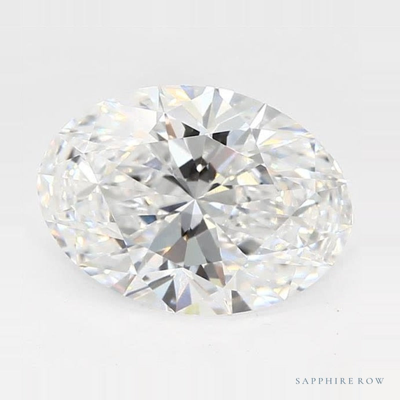 2.07 ct lab-grown diamond, oval cut | Sapphire Row · cut6