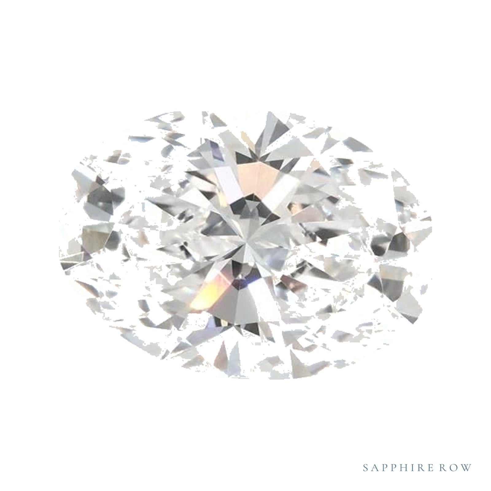 2.07 ct lab-grown diamond, oval cut | Sapphire Row · cut4