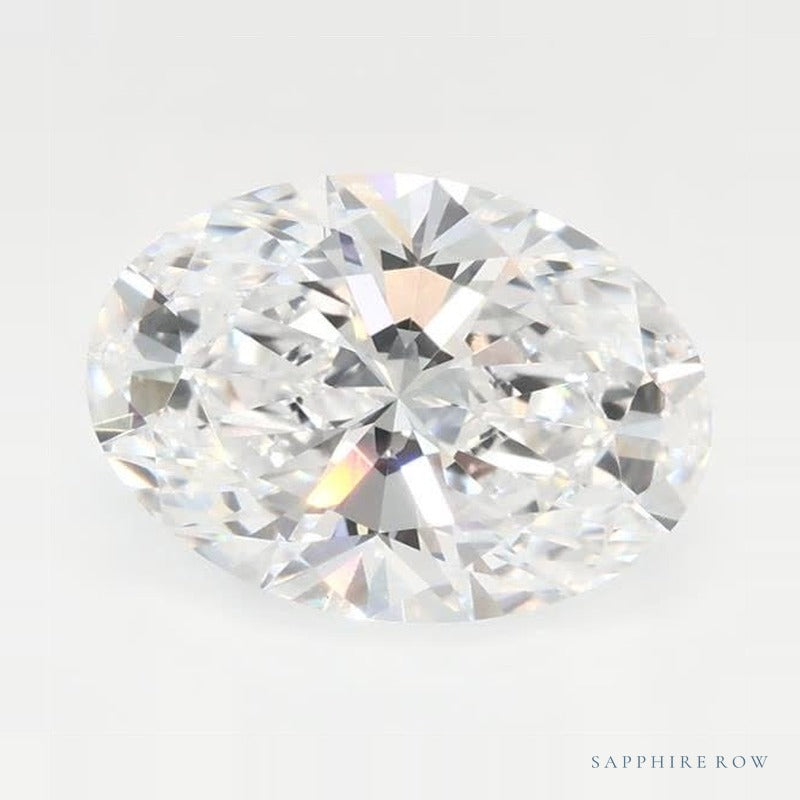 2.07 ct lab-grown diamond, oval cut | Sapphire Row · cut6