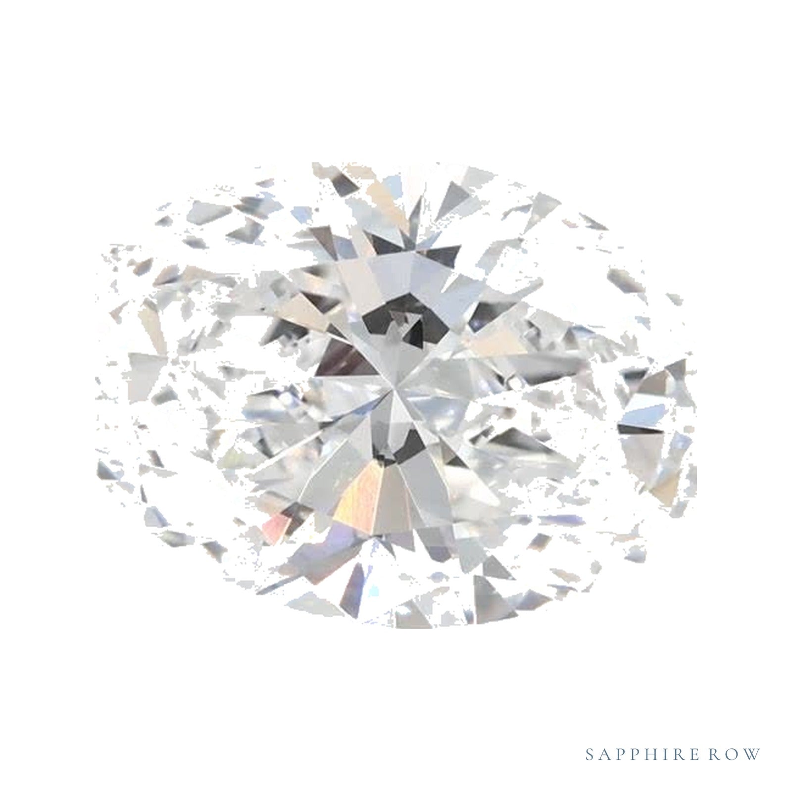 2.07 ct lab-grown diamond, oval cut | Sapphire Row · cut4