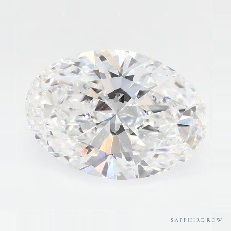 2.07 ct lab-grown diamond, oval cut | Sapphire Row · cut6