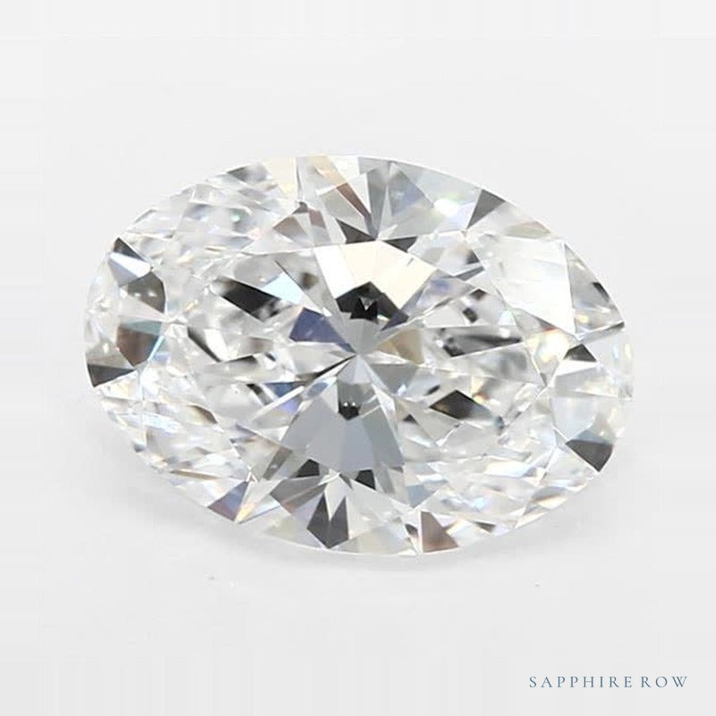 2.07 ct lab-grown diamond, oval cut | Sapphire Row · cut6