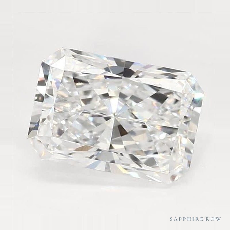 2.07 ct Radiant Lab-Grown Diamond – D VVS1 – Faceted Cut – GCAL Certified — Sapphire Row · cut7