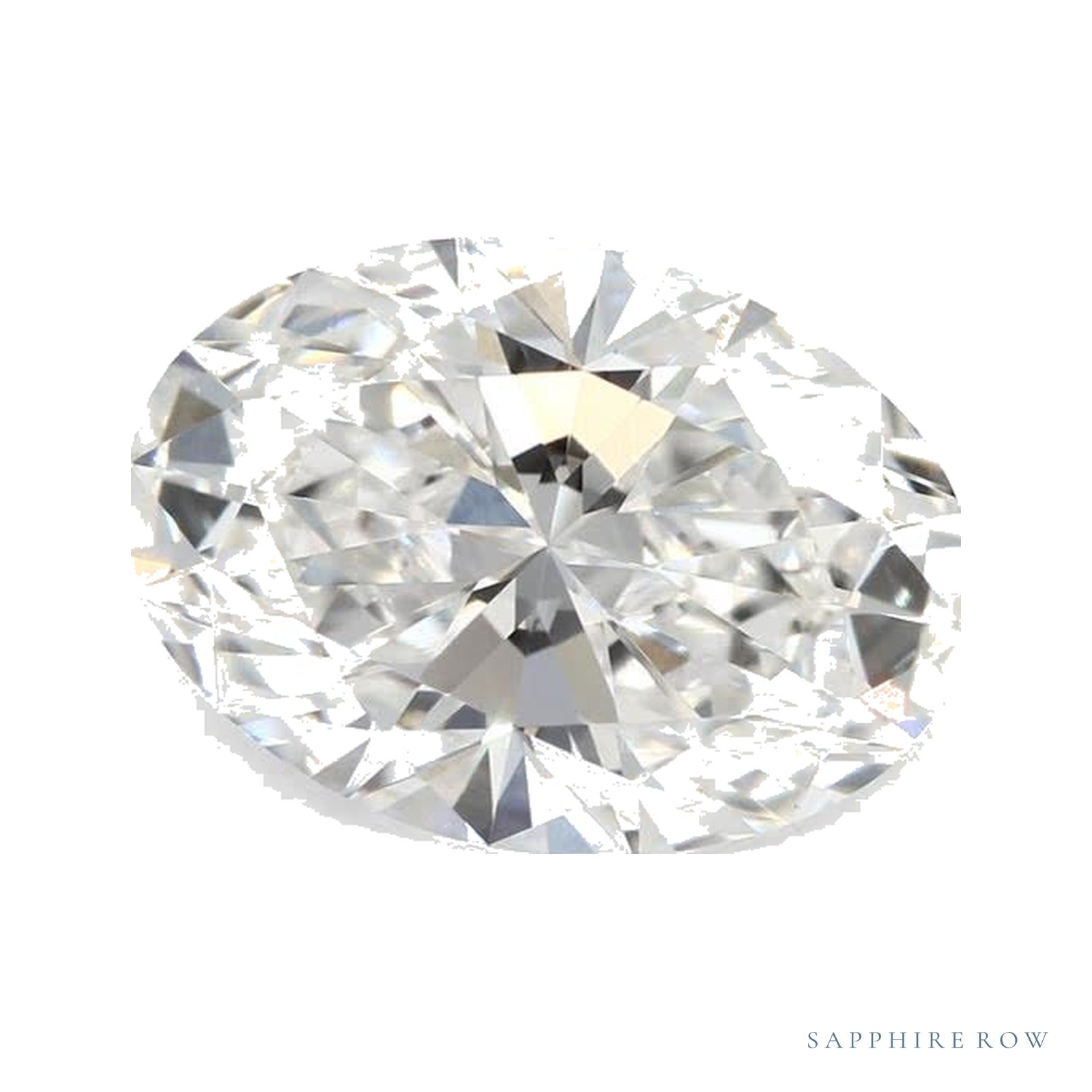 2.07 ct lab-grown diamond, oval cut | Sapphire Row · cut4