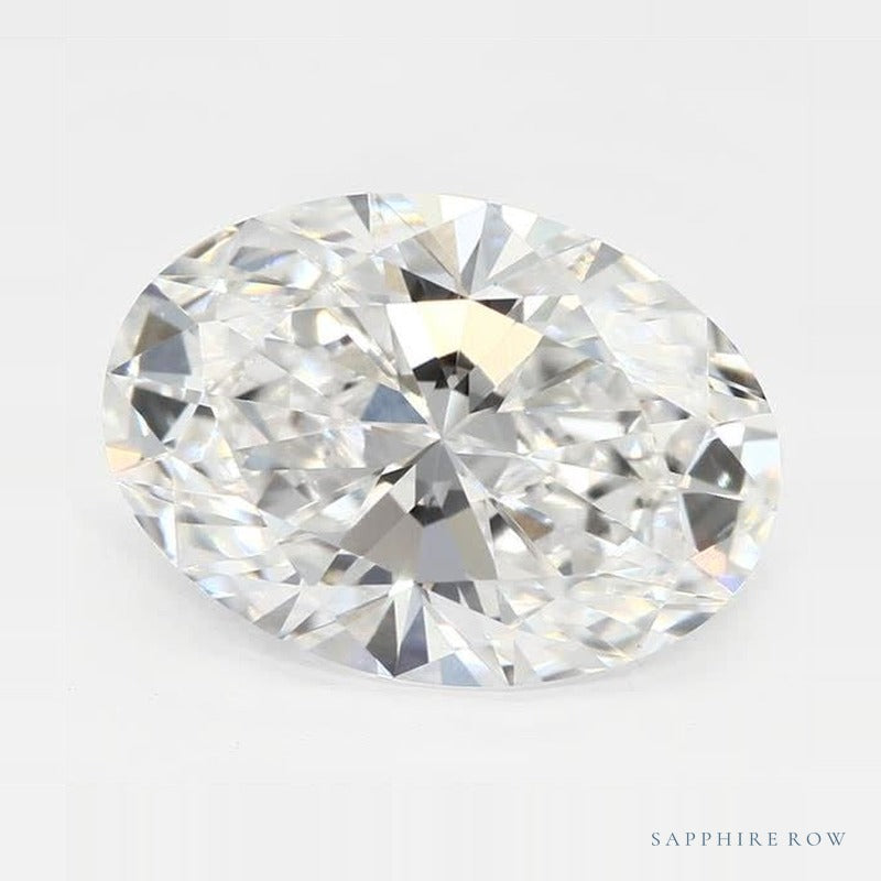 2.07 ct lab-grown diamond, oval cut | Sapphire Row · cut6